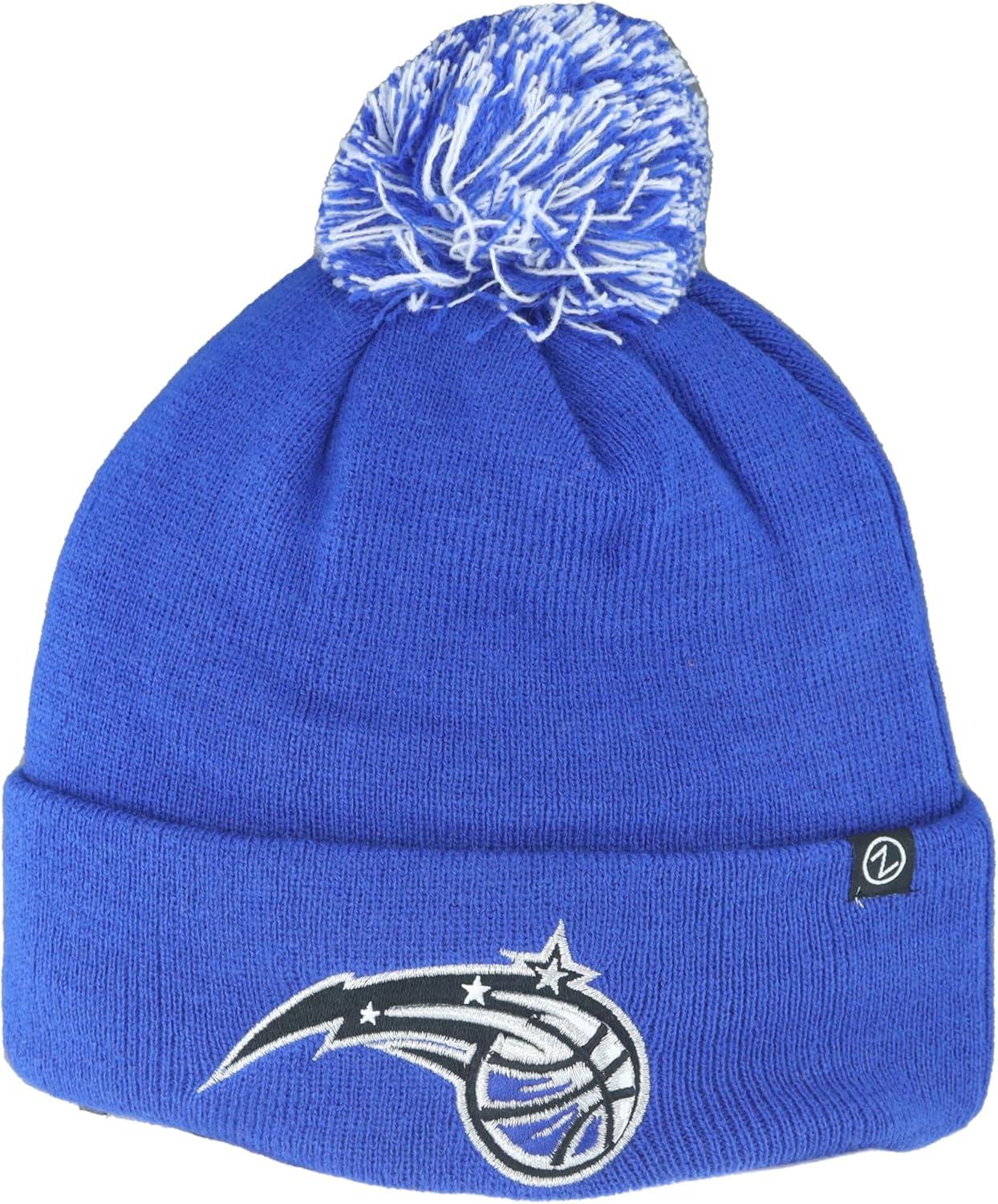 imageZHATS NBA UnisexAdult NBA Officially Licensed Beanie Pom Icon Team ColorTeam Color