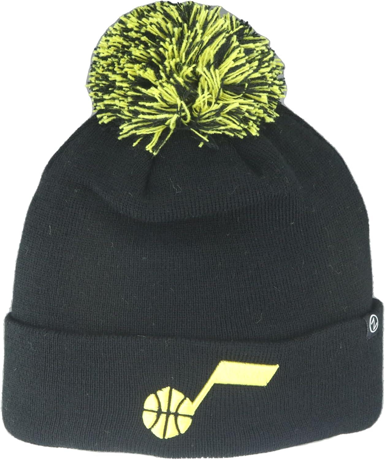 imageZHATS NBA UnisexAdult NBA Officially Licensed Beanie Pom Icon Team ColorTeam Color