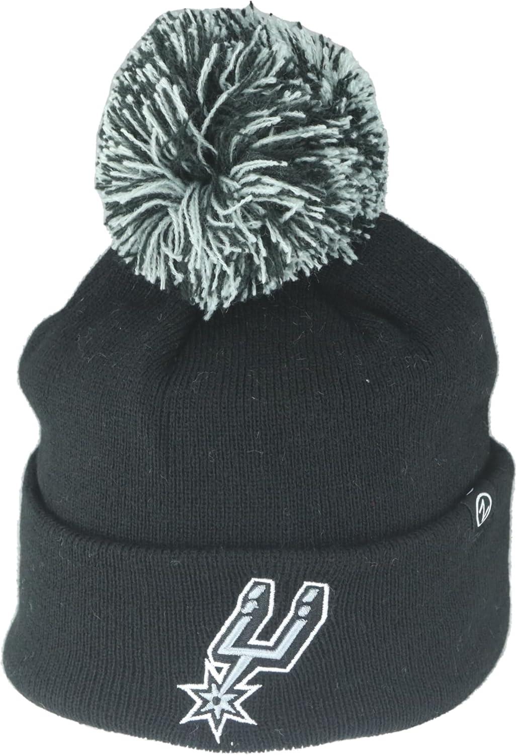 imageZHATS NBA UnisexAdult NBA Officially Licensed Beanie Pom Icon Team ColorTeam Color