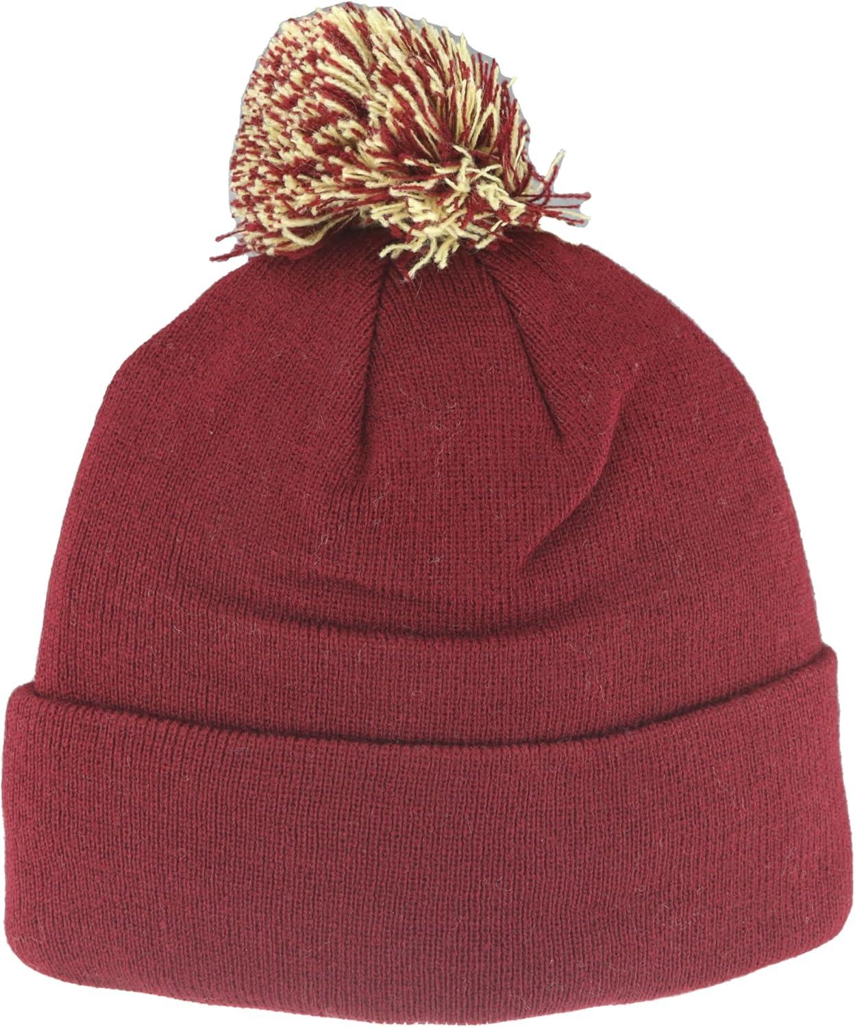 imageZHATS NBA UnisexAdult NBA Officially Licensed Beanie Pom Icon Team ColorTeam Color