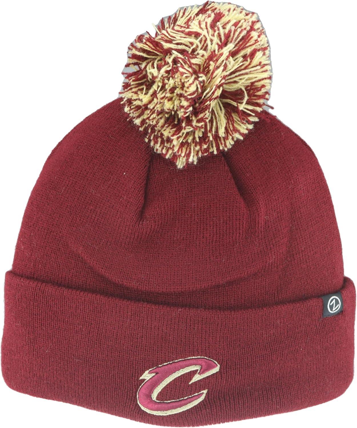 imageZHATS NBA UnisexAdult NBA Officially Licensed Beanie Pom Icon Team ColorTeam Color