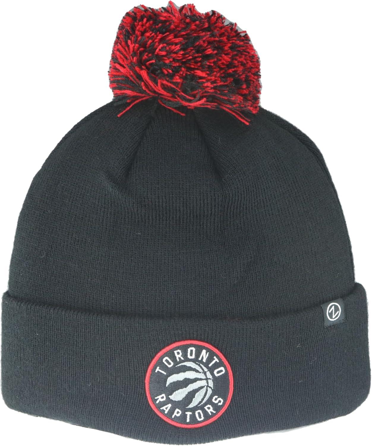 imageZHATS NBA UnisexAdult NBA Officially Licensed Beanie Pom Icon Team ColorTeam Color
