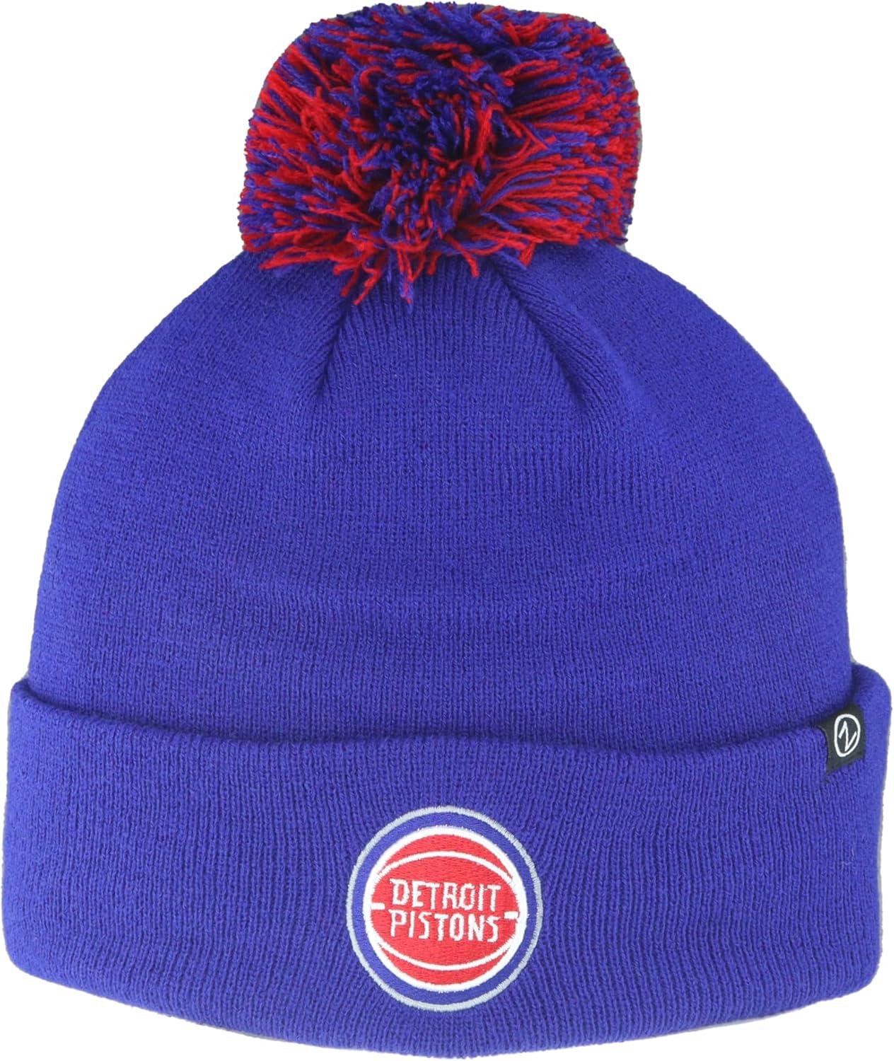 imageZHATS NBA UnisexAdult NBA Officially Licensed Beanie Pom Icon Team ColorTeam Color