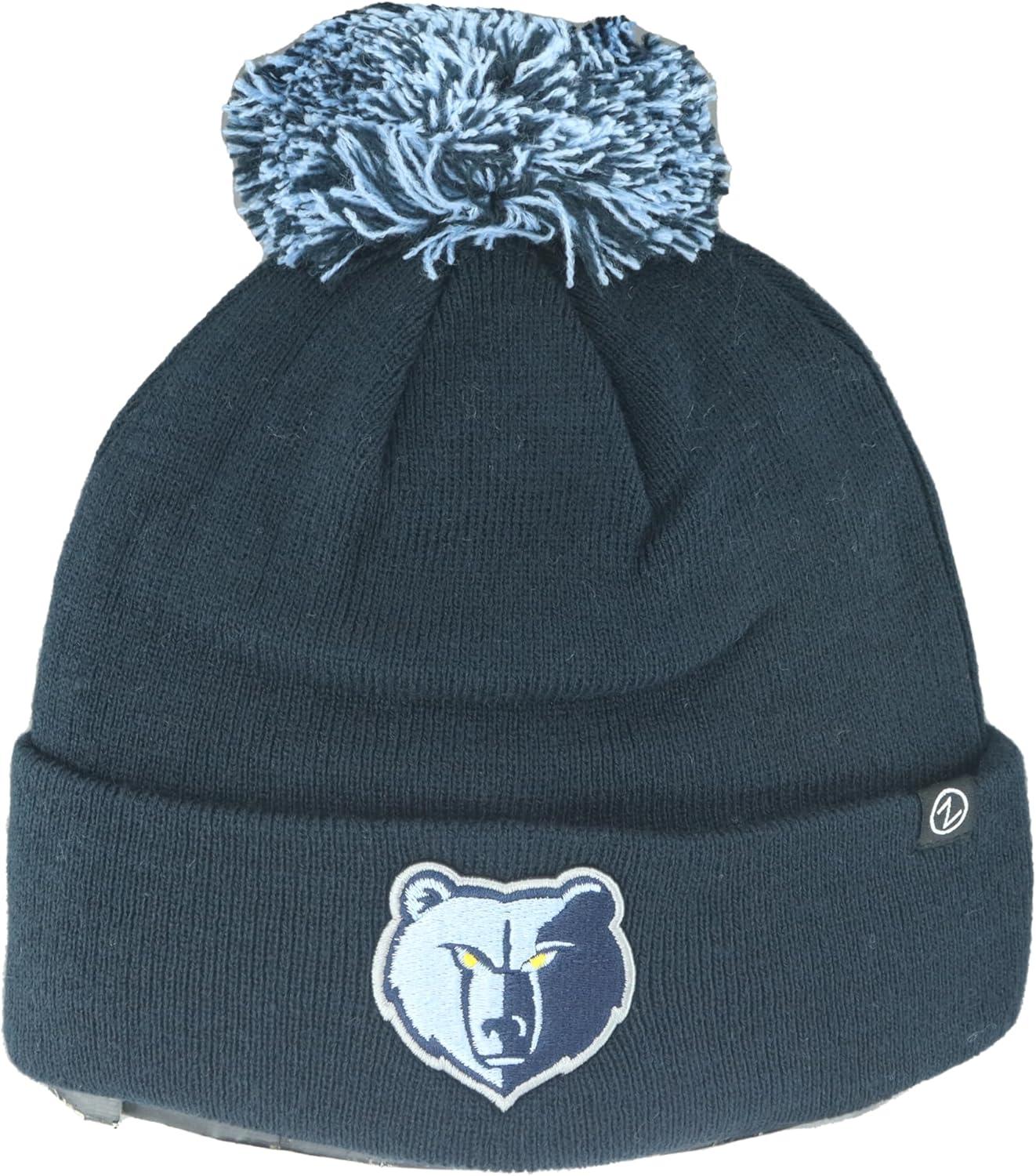 imageZHATS NBA UnisexAdult NBA Officially Licensed Beanie Pom Icon Team ColorTeam Color