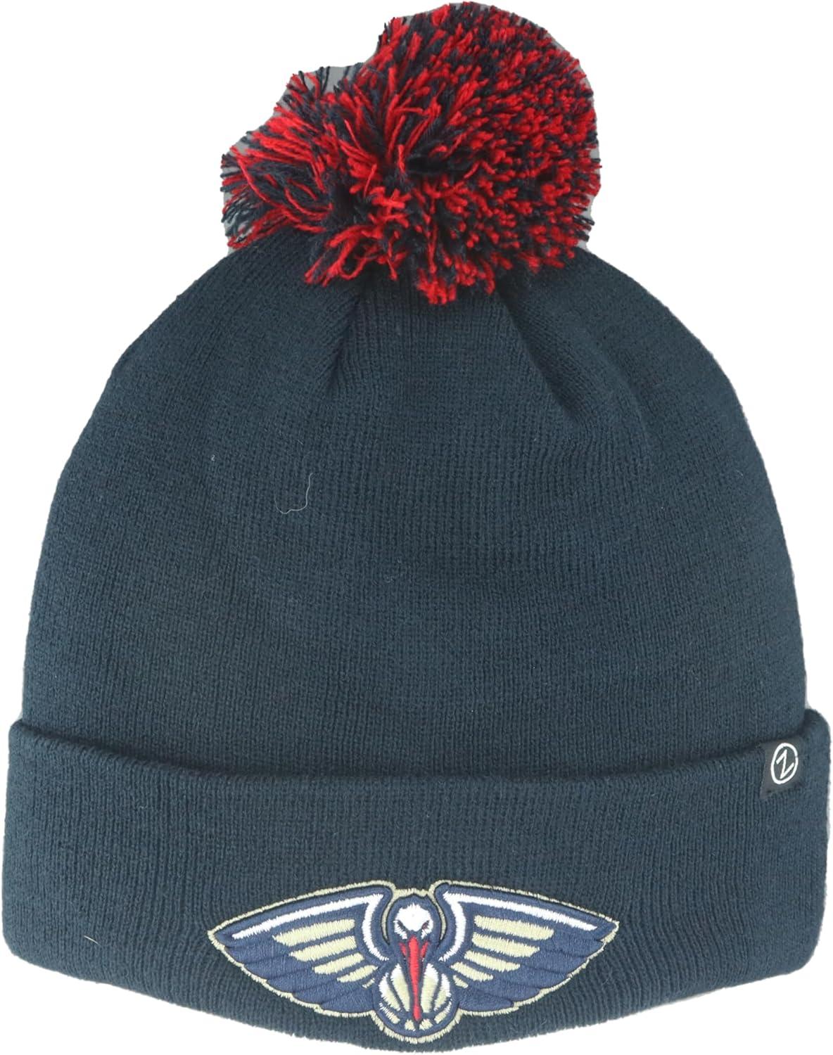 imageZHATS NBA UnisexAdult NBA Officially Licensed Beanie Pom Icon Team ColorTeam Color