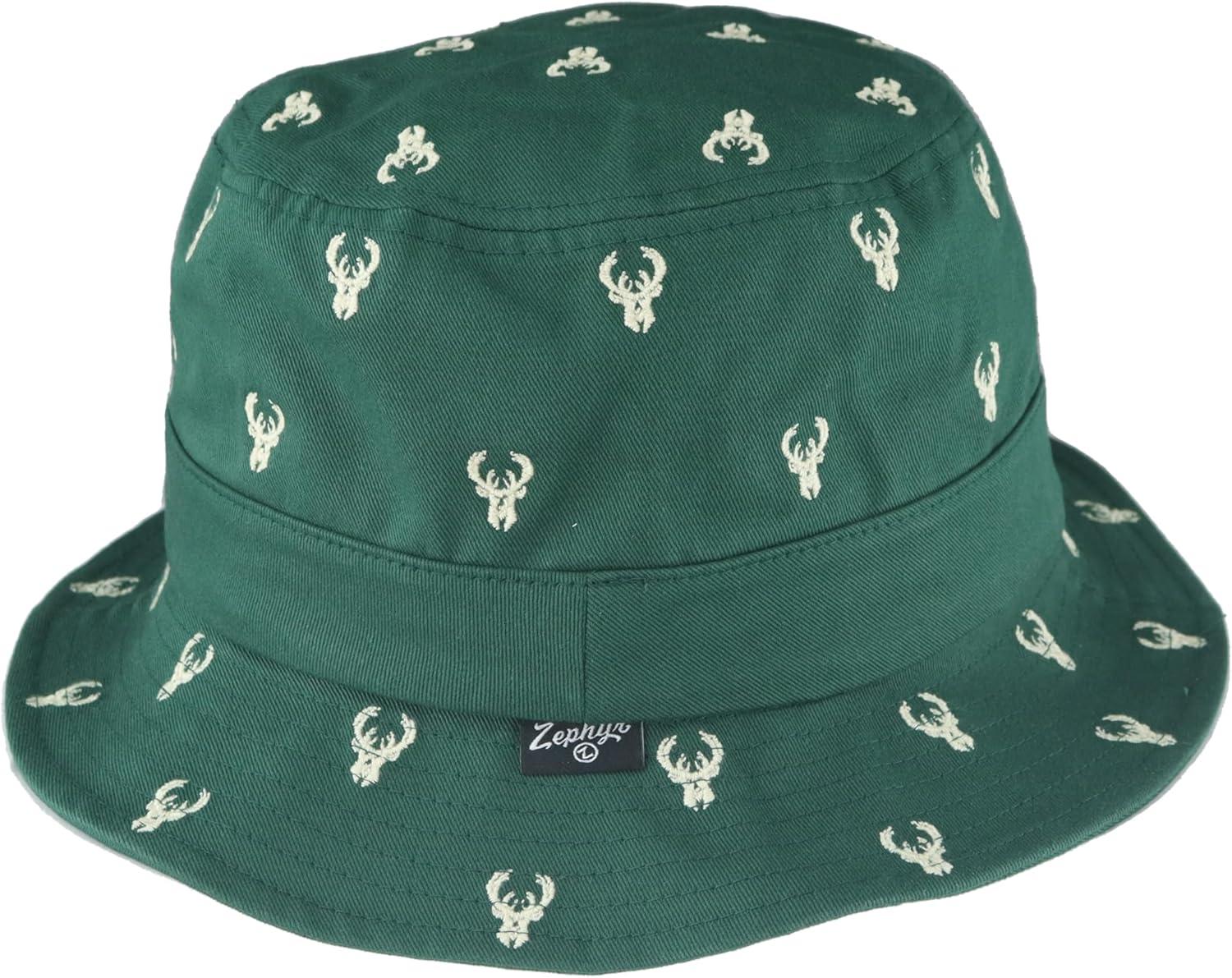 imageZHATS NBA UnisexAdult NBA Officially Licensed Bucket Hat ScatterTeam Color