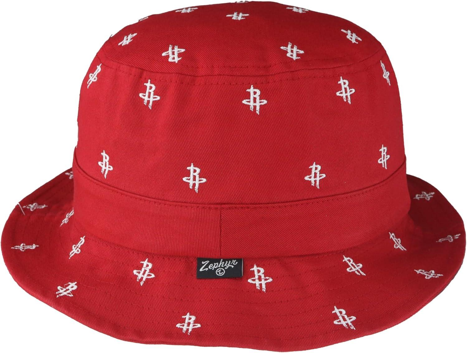 imageZHATS NBA UnisexAdult NBA Officially Licensed Bucket Hat ScatterTeam Color