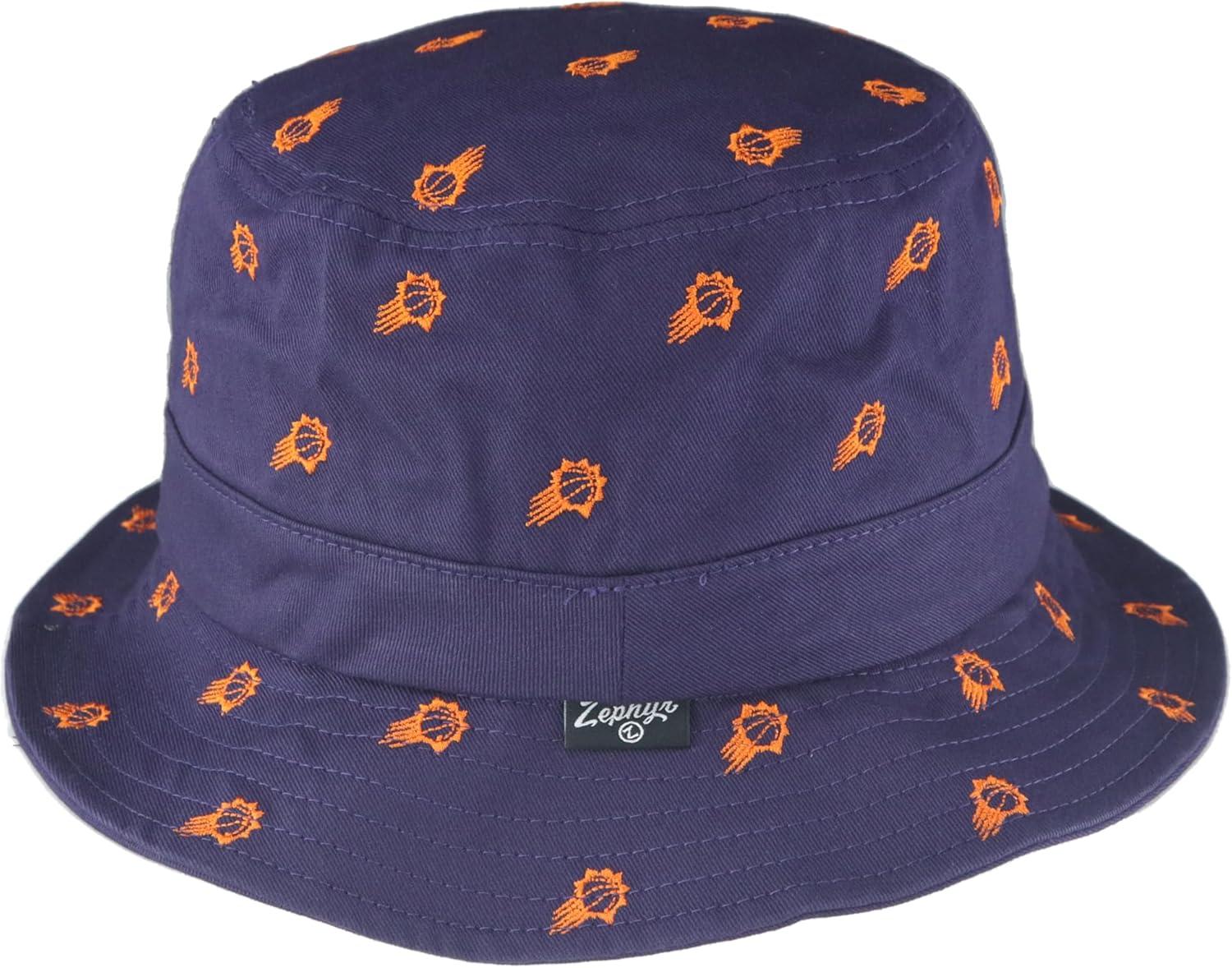 imageZHATS NBA UnisexAdult NBA Officially Licensed Bucket Hat ScatterTeam Color