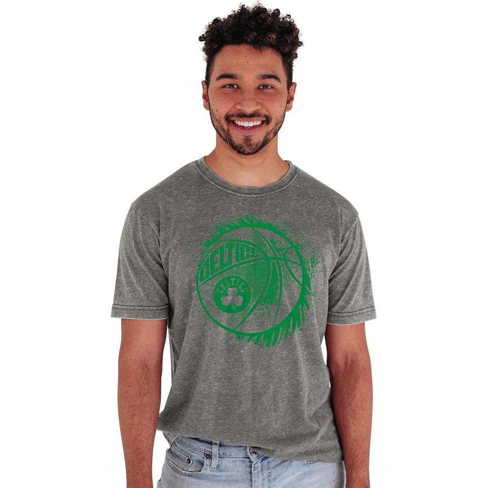 imageBlue 84 NBA Mens NBA Officially Licensed TShirt BurnoutTeam Color