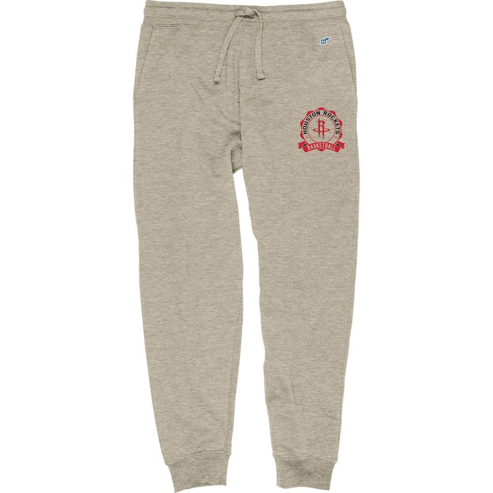 imageBlue 84 NBA Officially Licensed Sweatpants Jogger OatmealHouston Rockets