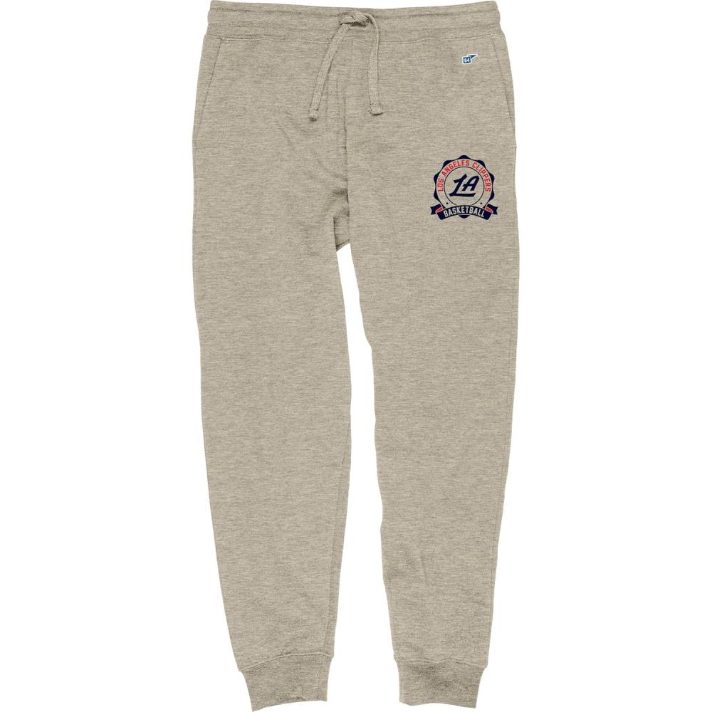 imageBlue 84 NBA Officially Licensed Sweatpants Jogger OatmealLos Angeles Clippers