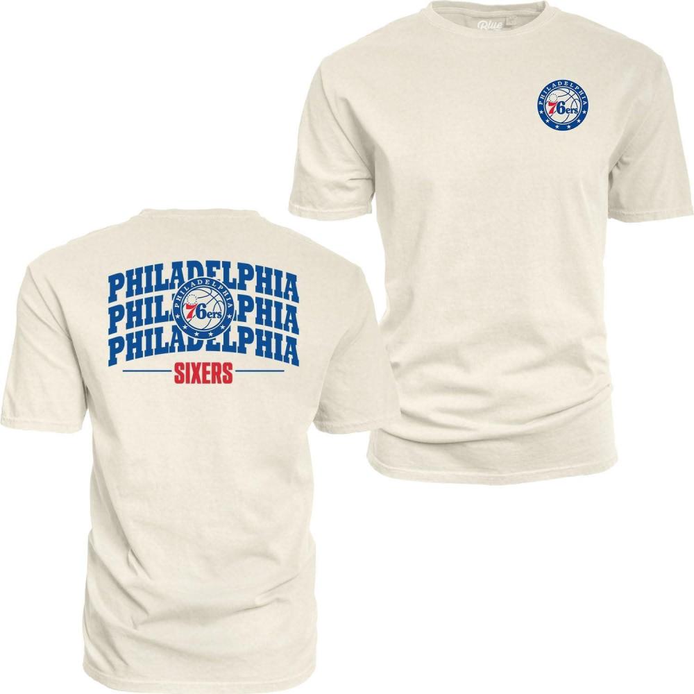 imageBlue 84 NBA Officially Licensed TShirt Ringspun FrontBack Fury IvoryIvory