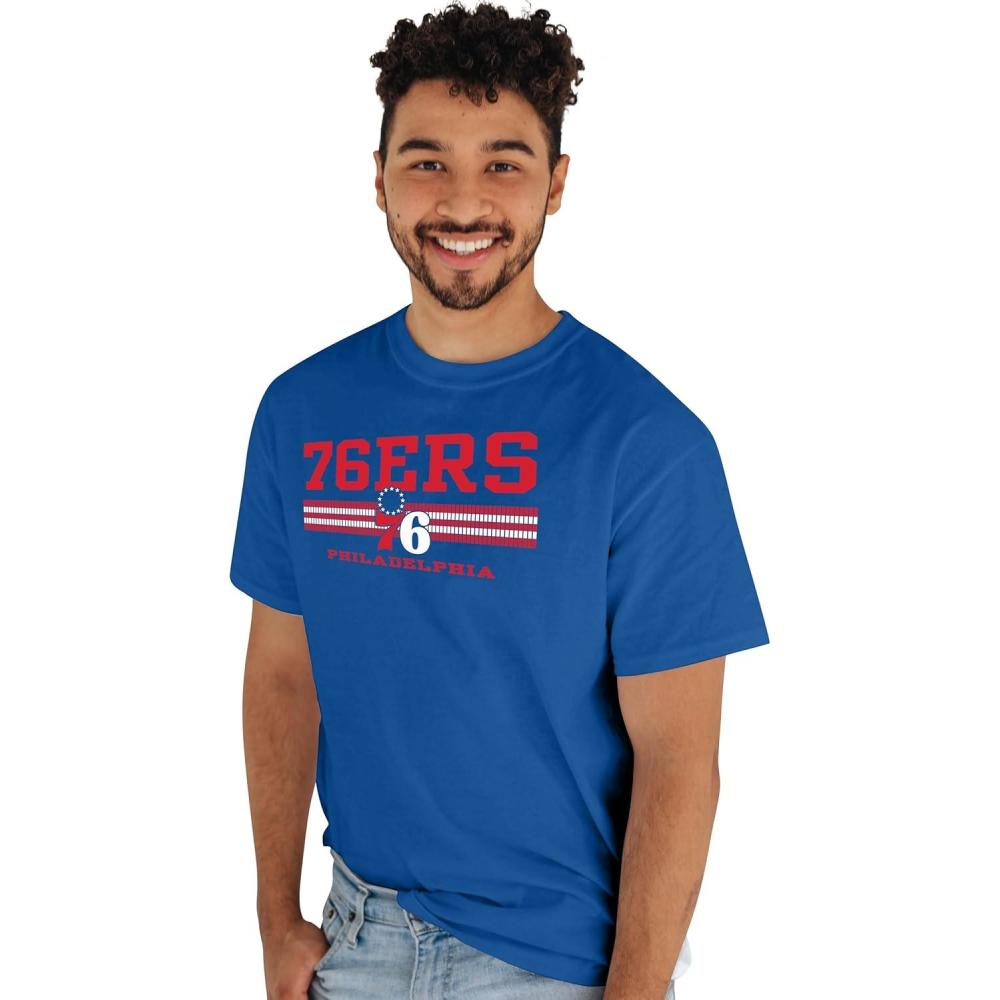 imageBlue 84 NBA UnisexAdult NBA Officially Licensed TShirt Basketball Team ColorTeam Color