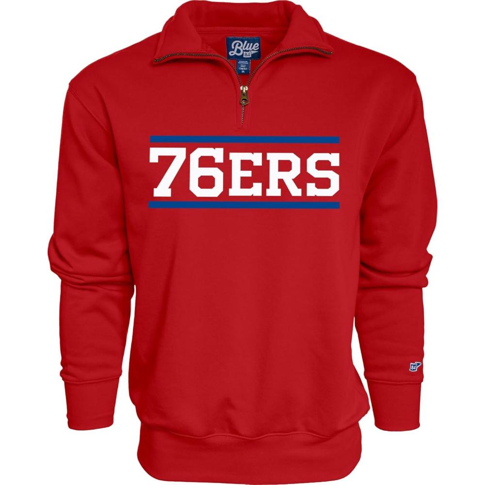 imageBlue 84 NBA unisexadult Nba Officially Licensed Quarter Zip Sweatshirt Alternate ColorAlternate Color