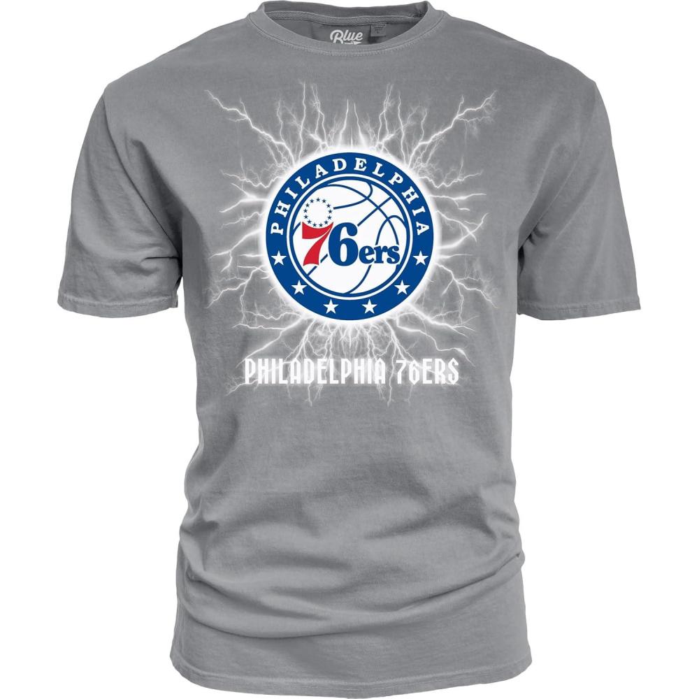 imageBlue 84 Unisex Kids NBA Officially Licensed Youth TShirt Ringspun Electric GrayGray