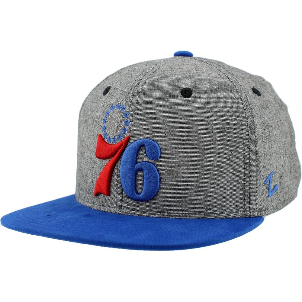 imageZHATS NBA UnisexAdult NBA Officially Licensed Adjustable Snapback Hat Heather BlackHeather Black