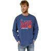 Blue 84 Men’s NBA Officially Licensed Long Sleeve T-Shirt Throwback(Team Color)
