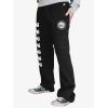 Blue 84 Men’s NBA Officially Licensed Sweatpants Iconic Black(Black)