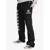 Blue 84 Men’s NBA Officially Licensed Sweatpants Iconic Black(Black)