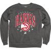 Blue 84 NBA Officially Licensed Crewneck Sweatshirt Ringspun Black Stars(Black)