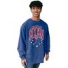 Blue 84 NBA Officially Licensed Crewneck Sweatshirt Ringspun Team Color Stars(Team Color)