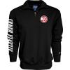 Blue 84 NBA Officially Licensed Quarter Zip Sweatshirt Sleeve Black(Black)