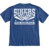 Blue 84 NBA Officially Licensed T-Shirt Ringspun Front/Back Shot Team Color(Team Color)