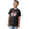 Blue 84 NBA Unisex Kids NBA Officially Licensed Youth Tri-Blend T-Shirt Hoop Team Color(Team Color)