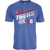 Blue 84 NBA Unisex Kids NBA Officially Licensed Youth Tri-Blend T-Shirt Hoop Team Color(Team Color)