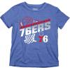 Blue 84 NBA Unisex Kids NBA Officially Licensed Youth Tri-Blend T-Shirt Hoop Team Color(Team Color)