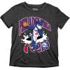Blue 84 NBA Unisex Kids NBA Officially Licensed Youth Tri-Blend T-Shirt Slam Mascot Black(Black)