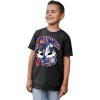 Blue 84 NBA Unisex Kids NBA Officially Licensed Youth Tri-Blend T-Shirt Slam Mascot Black(Black)