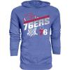 Blue 84 NBA Unisex Kids Nba Officially Licensed Youth Tri-blend Hooded Long Sleeve T-shirt Hoop Team Color(Team Color)