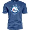 Blue 84 NBA Unisex-Adult NBA Officially Licensed Life is Good T-Shirt Ringspun Team Color(Team Color)