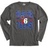 Blue 84 NBA Unisex-Adult NBA Officially Licensed Long Sleeve T-Shirt Ringspun Bold Black(Black)