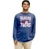 Blue 84 NBA Unisex-Adult NBA Officially Licensed Long Sleeve T-Shirt Ringspun Bold Team Color(Team Color)