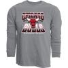 Blue 84 NBA Unisex-Adult NBA Officially Licensed Long Sleeve T-Shirt Ringspun Gray Icon(Gray)
