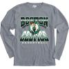 Blue 84 NBA Unisex-Adult NBA Officially Licensed Long Sleeve T-Shirt Ringspun Gray Icon(Gray)
