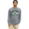 Blue 84 NBA Unisex-Adult NBA Officially Licensed Long Sleeve T-Shirt Ringspun Gray Icon(Gray)