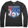 Blue 84 NBA Unisex-Adult NBA Officially Licensed Tri-Blend Long Sleeve T-Shirt Starters Black(Team Color)
