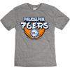 Blue 84 NBA Unisex-Adult NBA Officially Licensed Tri-Blend T-Shirt Heather Gray(Heather Gray)