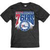 Blue 84 NBA Unisex-Adult NBA Officially Licensed Tri-Blend T-Shirt Starters Black(Secondary Color)