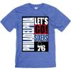 Blue 84 NBA Unisex-Adult NBA Officially Licensed Tri-Blend T-Shirt Vintage Arch Team Color(Team Color)