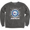 Blue 84 NBA unisex-adult Nba Officially Licensed Crewneck Sweatshirt Ringspun Electric Black(Black)