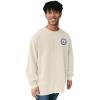 Blue 84 NBA unisex-adult Nba Officially Licensed Crewneck Sweatshirt Ringspun Front/Back Ivory(Ivory)