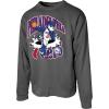 Blue 84 NBA unisex-adult Nba Officially Licensed Crewneck Sweatshirt Ringspun Slam Mascot Black(Black)