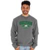 Blue 84 NBA unisex-adult Nba Officially Licensed Crewneck Sweatshirt Sanded Fleece Gray(Gray)