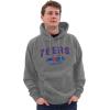 Blue 84 NBA unisex-adult Nba Officially Licensed Hooded Sweatshirt Sanded Fleece Gray(Gray)