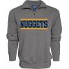 Blue 84 NBA unisex-adult Nba Officially Licensed Quarter Zip Sweatshirt Graphite(Graphite)