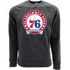 Blue 84 NBA unisex-adult Nba Officially Licensed Tri-blend Crewneck Sweatshirt Black(Black)